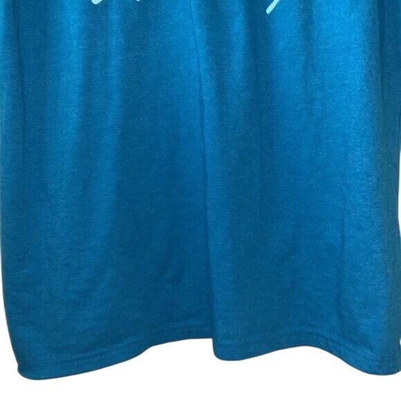 Canine Academy Blue V-Neck Graphic T-Shirt XL Ladies By Port & Company - Picture 5 of 8